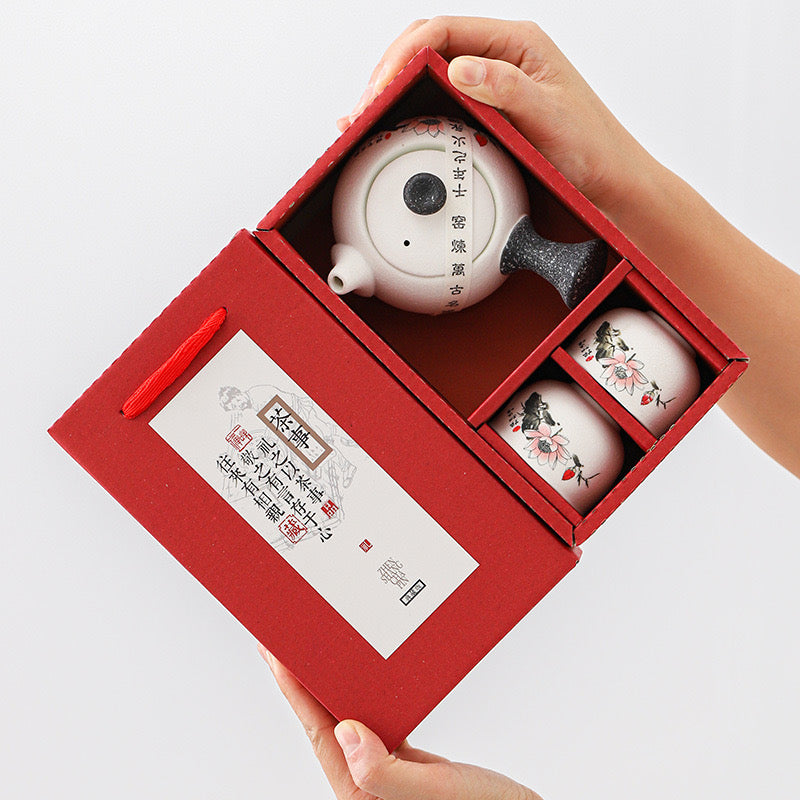 Set003.Kungfu lotus teacup set