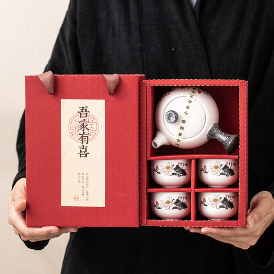 Set003.Kungfu lotus teacup set