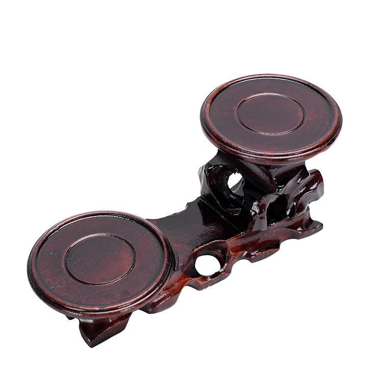 Teacup holder 01. Wooden carpenters’ work——tea holder(2 pieces)