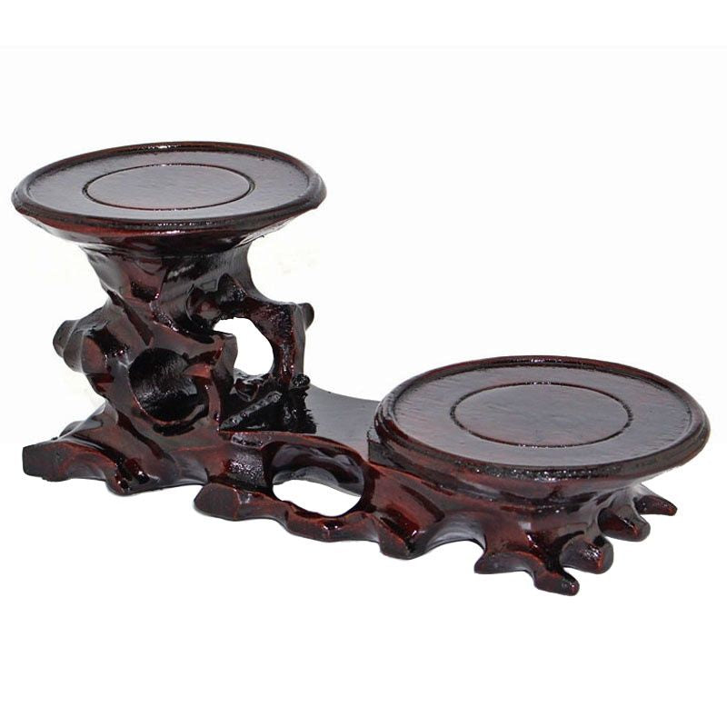 Teacup holder 01. Wooden carpenters’ work——tea holder(2 pieces)